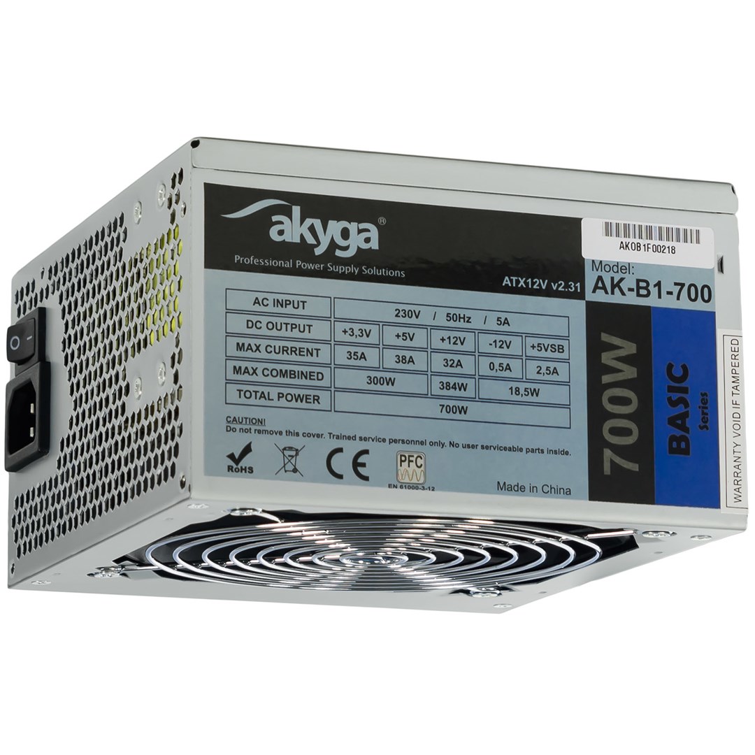 ALIMENTATORE ATX AKYGA AK-B1-700 700W 20+4PIN